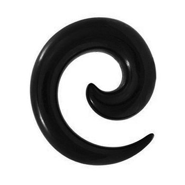 Akrylowa czarna spirala TR302