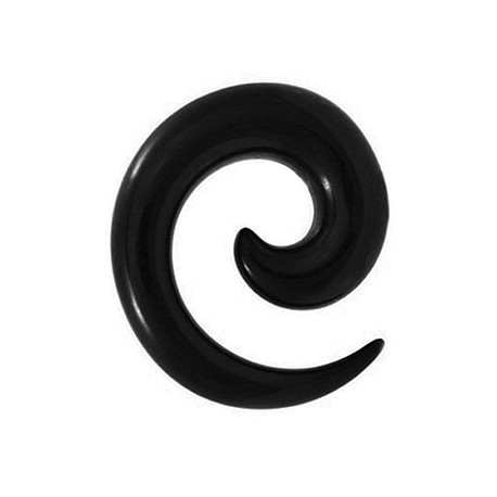Akrylowa czarna spirala