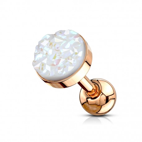 Kolczyk do ucha - Druzy