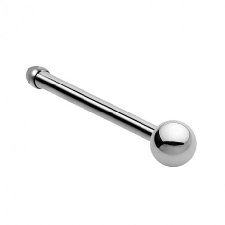 Stalowy kolczyk do nosa prosty