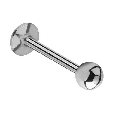 Tytanowy labret z kulką PW401