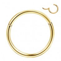Tytanowy złoty segment ring clicker