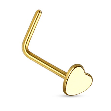 Kolczyk do nosa z serduszkiem