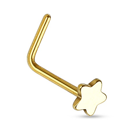 Kolczyk do nosa z gwiazdką