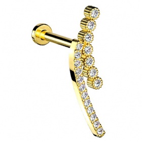 Labret z dwiema kreskami PW548