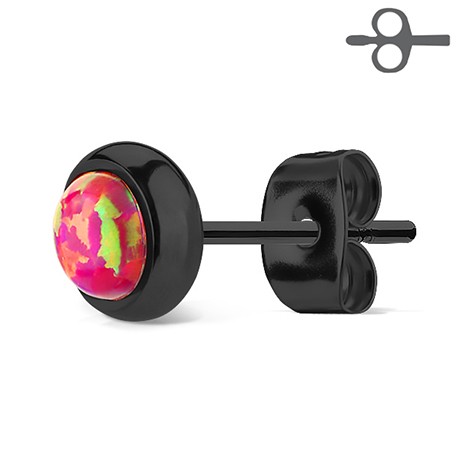 Czarny sztyft z opalem