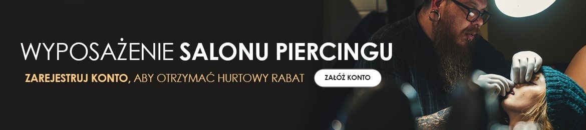 Wyposażenie studia i salonu piercingu