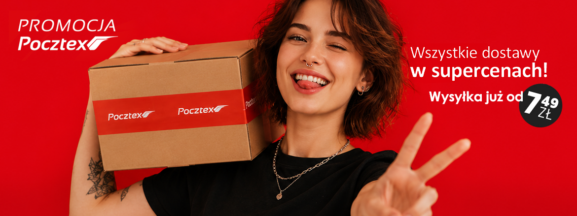Promocja Pocztex - Wysyłka już od 7,49 zł
