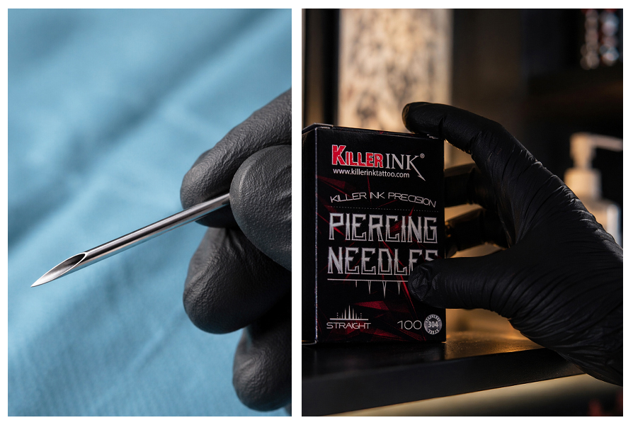 igła do piercingu arif dla piercerów profesjonalna do przekłuć