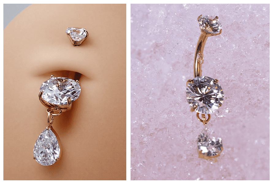 nakretki do kolczyka z kamieniem tygrysie oko