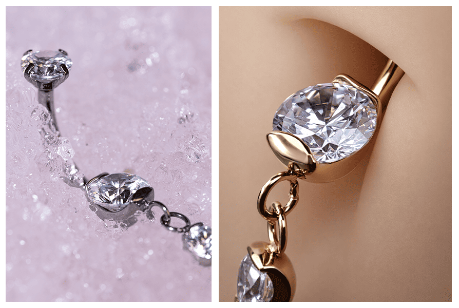 nakretki do kolczyka z kamieniem tygrysie oko