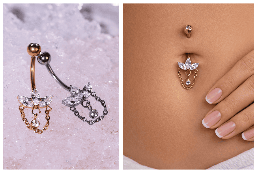 nakretki do kolczyka z kamieniem tygrysie oko