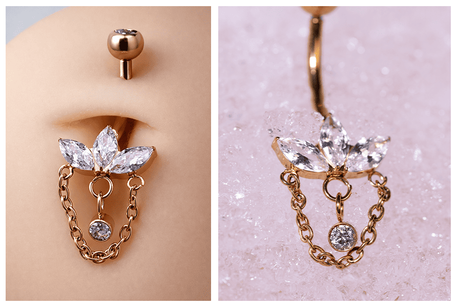 nakretki do kolczyka z kamieniem tygrysie oko