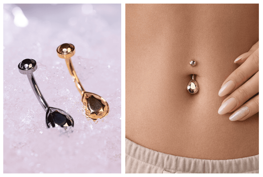 nakretki do kolczyka z kamieniem tygrysie oko