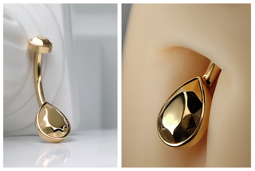 nakretki do kolczyka z kamieniem tygrysie oko