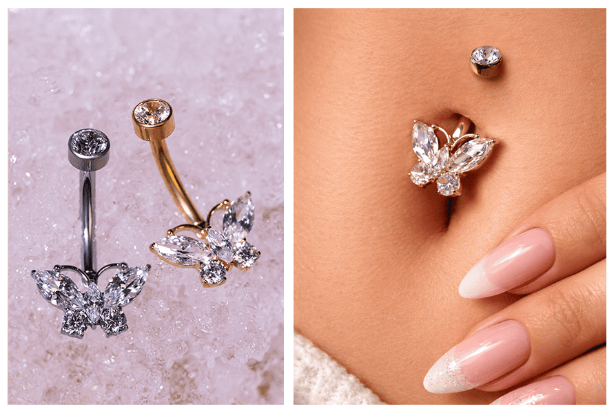 nakretki do kolczyka z kamieniem tygrysie oko