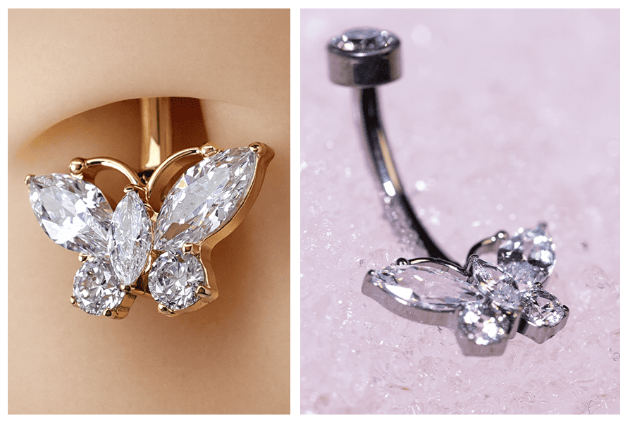 nakretki do kolczyka z kamieniem tygrysie oko