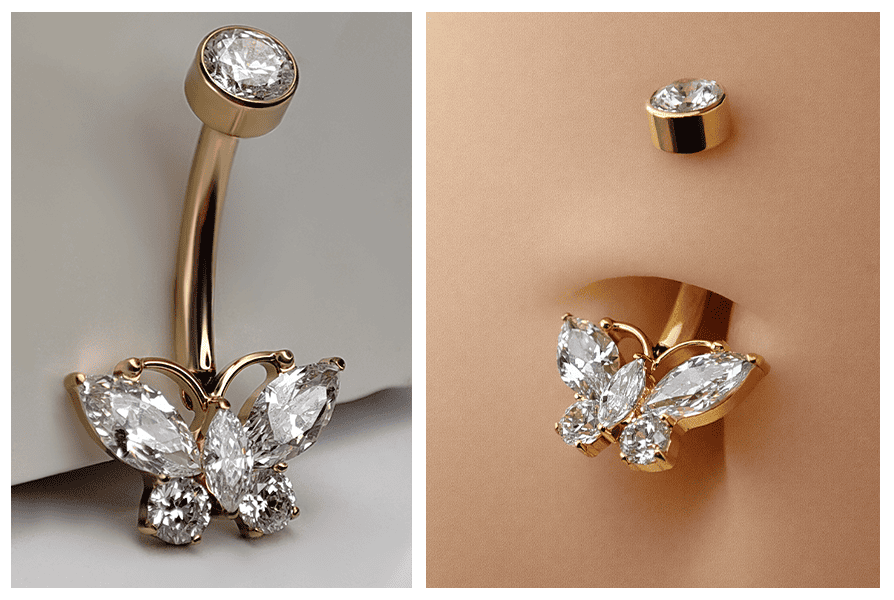 nakretki do kolczyka z kamieniem tygrysie oko