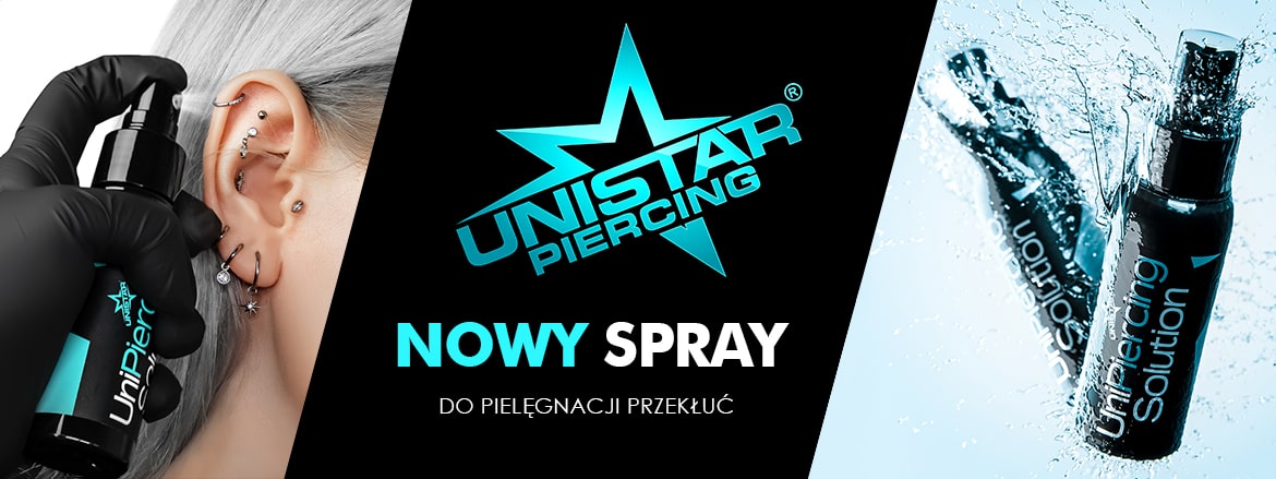 Spray do pielęgnacji przekłuć