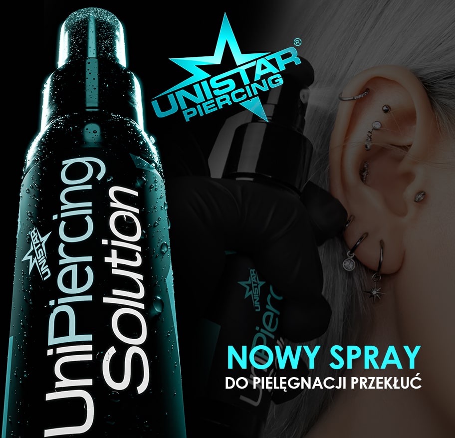 Spray do pielęgnacji przekłuć