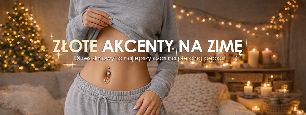Kolczyki do pępka na prezent